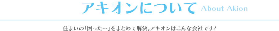 アキオンについて